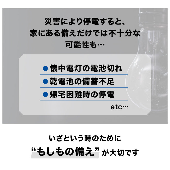水で光る LEDライト ミズアカリ 停電 災害 防災 ライト 防災グッズ