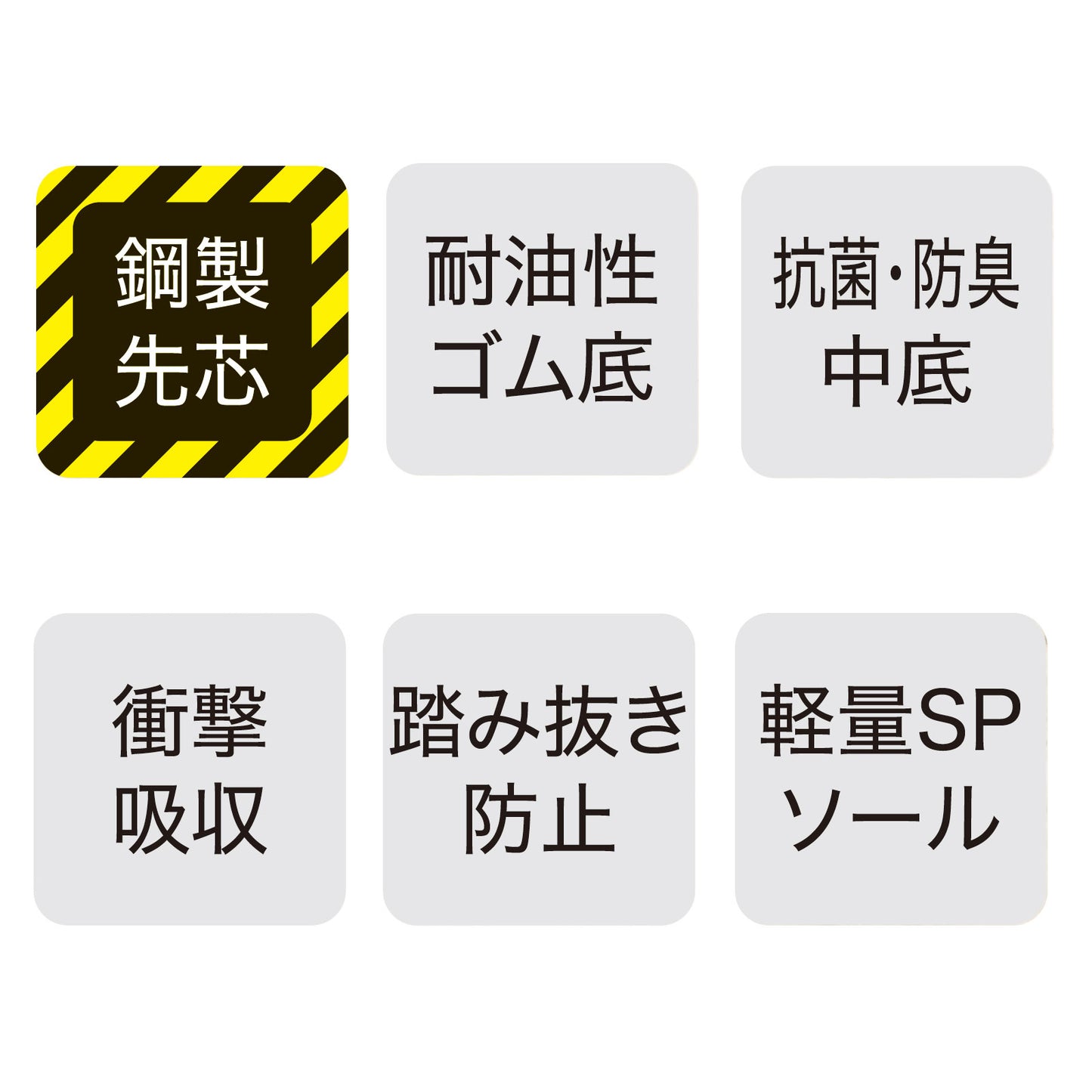 防災セーフティースニーカー 踏み抜き防止板入り