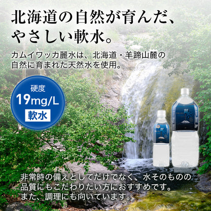 保存水 15年 カムイワッカ麗水 500ml×24本 2L×6本 日本製 天然水 備蓄 避難食