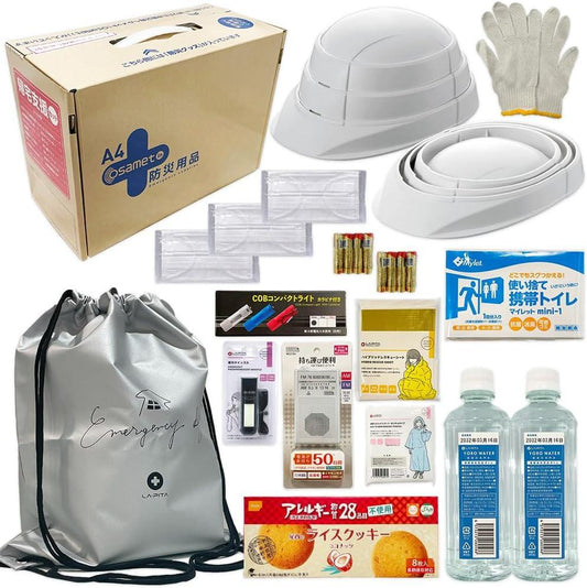 防災BOX 1人用 オサメット入り 社内待機セット・帰宅支援セット