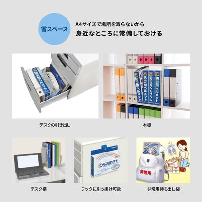 折りたたみ防災ヘルメット オサメット