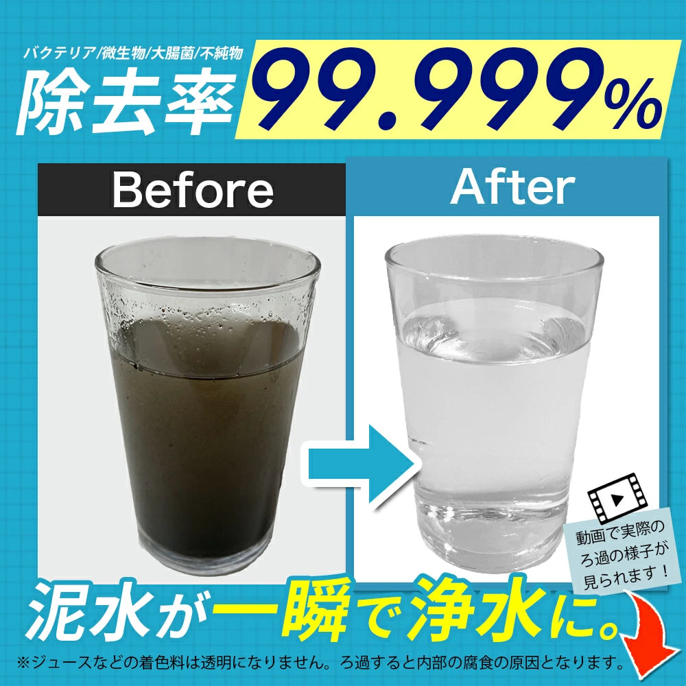 ウォーターフィルター 携帯浄水器