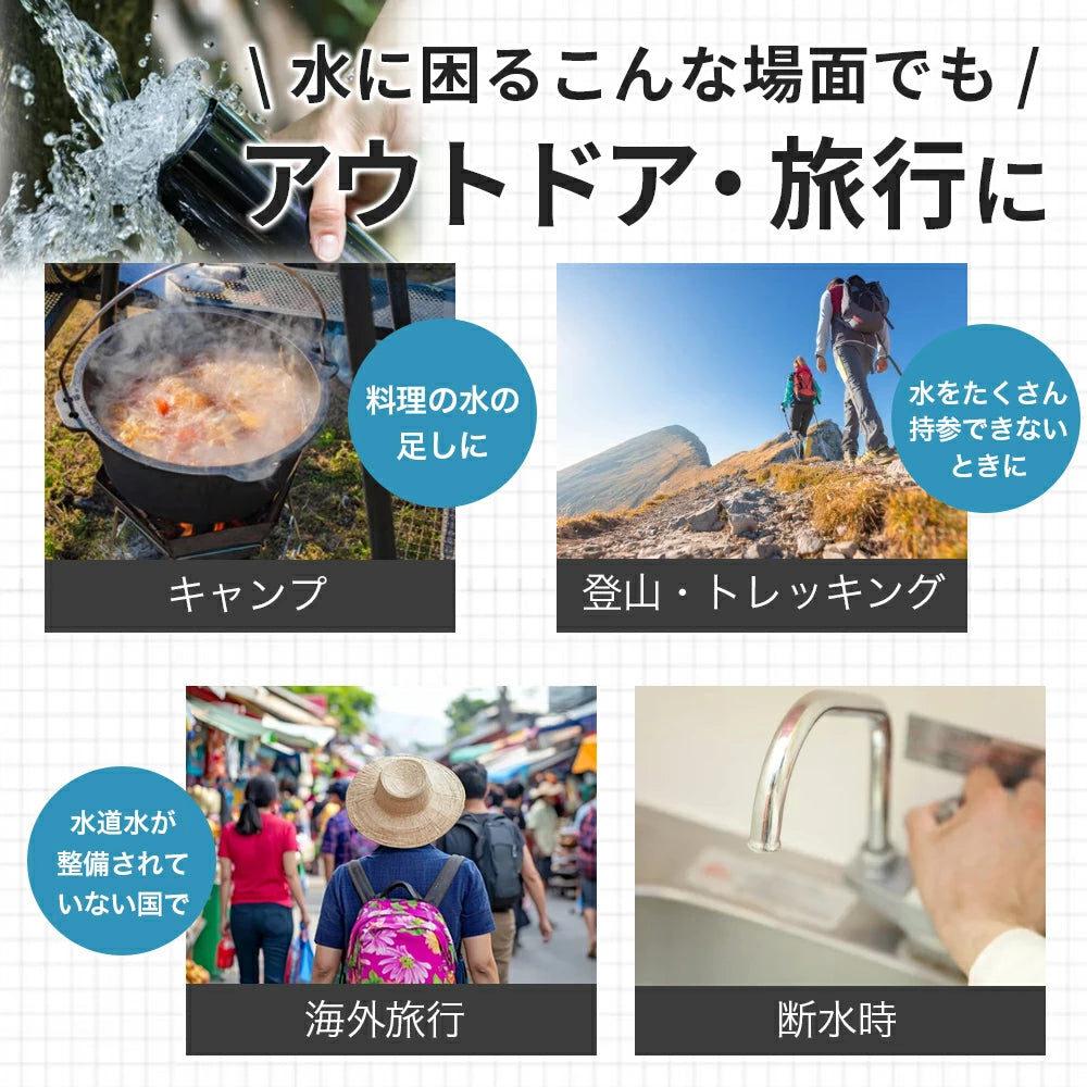 ウォーターフィルター 携帯浄水器